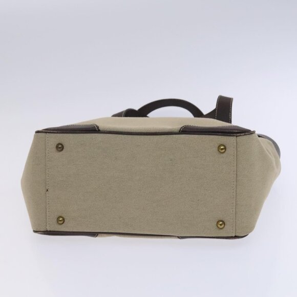 BURBERRY Blue Label Tote Bag Canvas Beige Auth - Picture 6 of 16